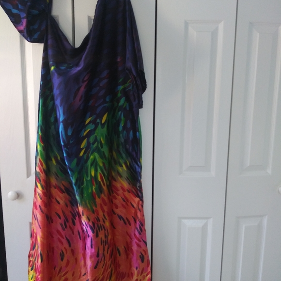 Used multicolor dress, size XL - Picture 2 of 5